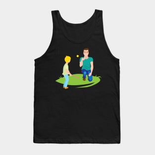 Father s Day baseball Tank Top